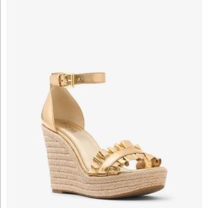 Michael Kors Bella Gold Wedge